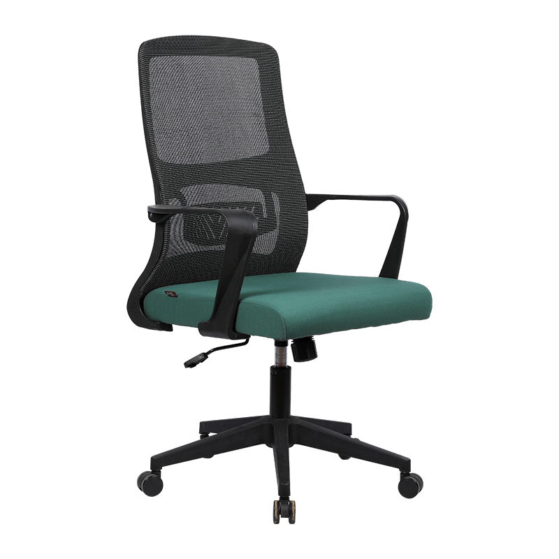 Stillasittande Ergonomisk Lärare Office Mesh Stol med grön sittdyna